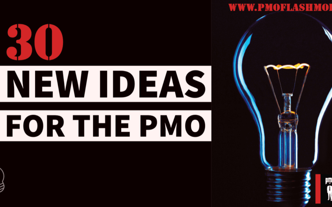 Thirty New Ideas for the PMO