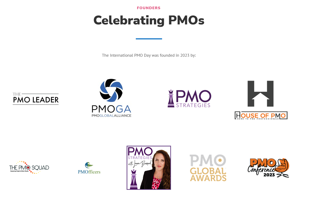 Celebrate International PMO Day