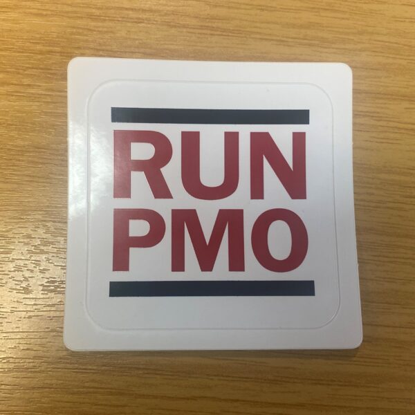 RUN PMO Sticker