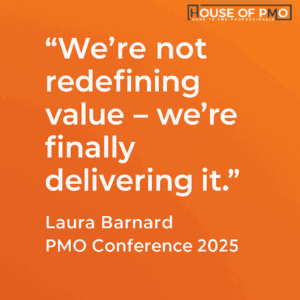 Laura Barnard at the PMO Conference - Talking About Value