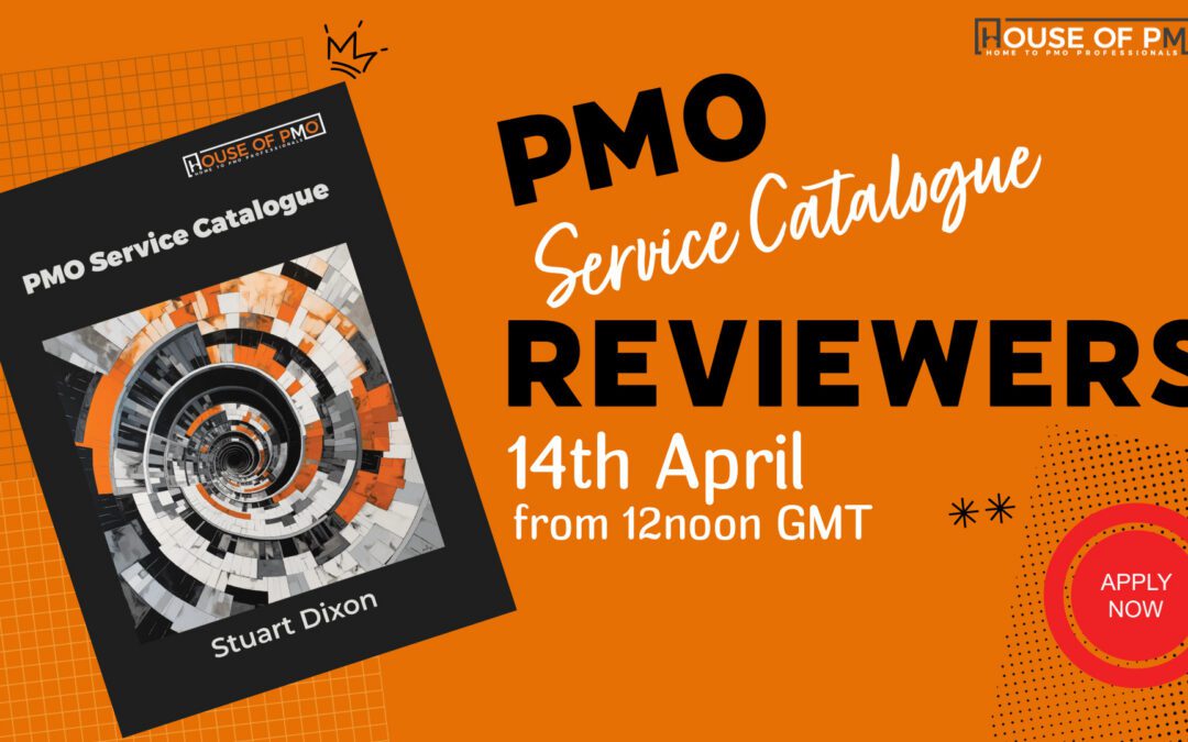 Get Involved: PMO Service Catalogue Reviewers