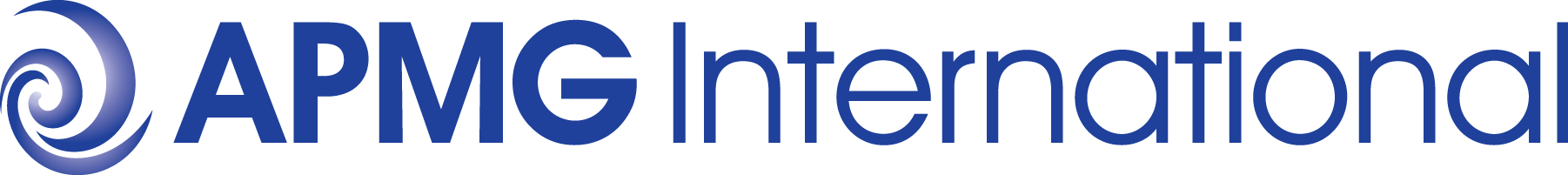 APMG International Logo (blue on clear)